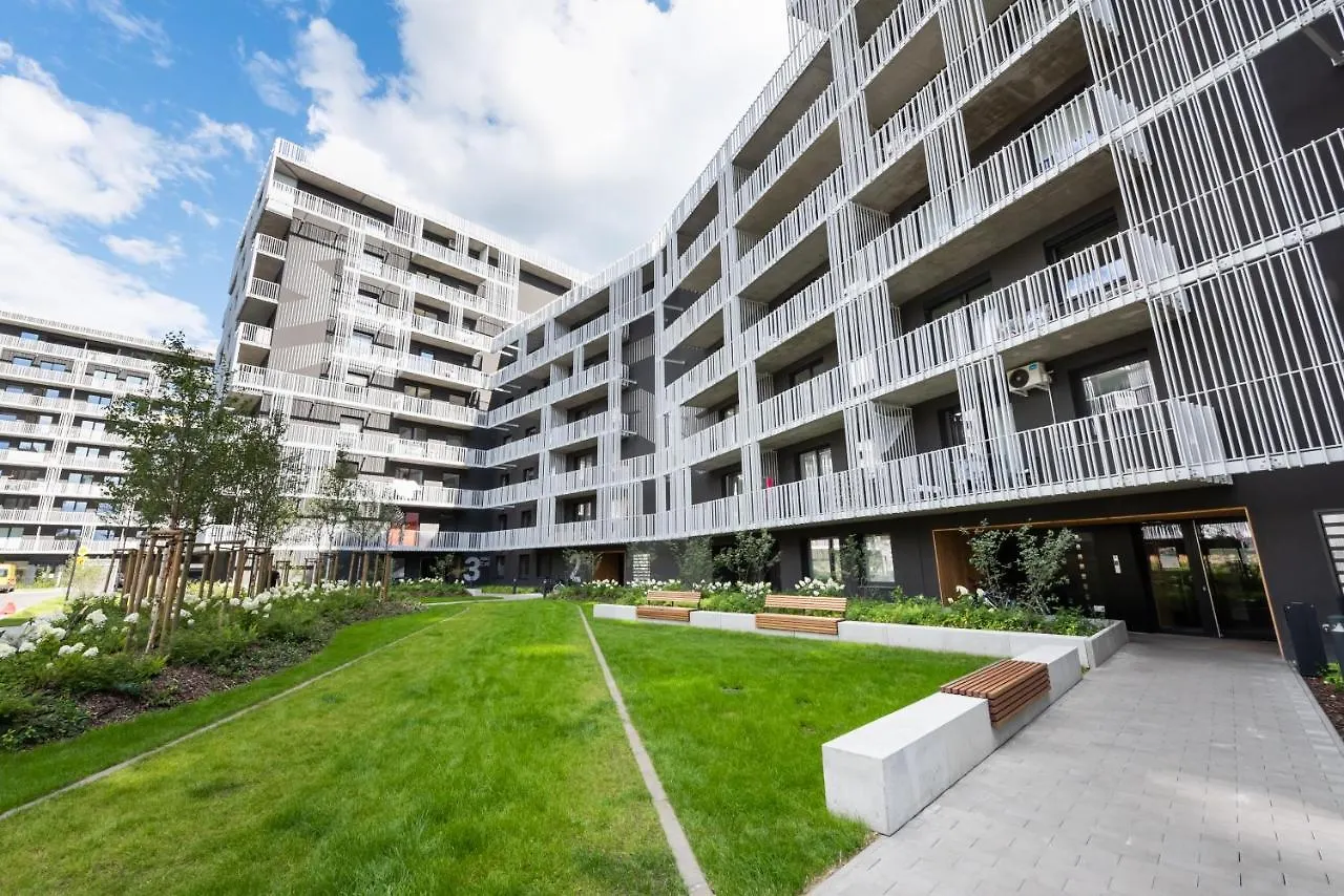 Wola Marble Apartment Warsaw Poland