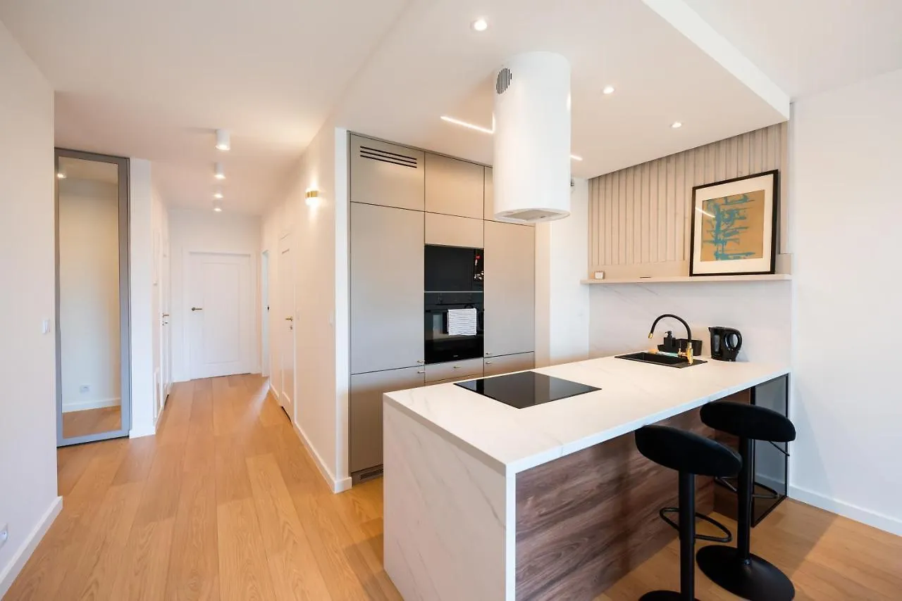 Wola Marble Apartment Warsaw Poland
